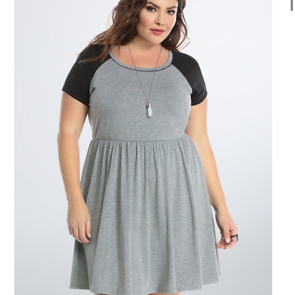 Torrid Raglan Skater Dress